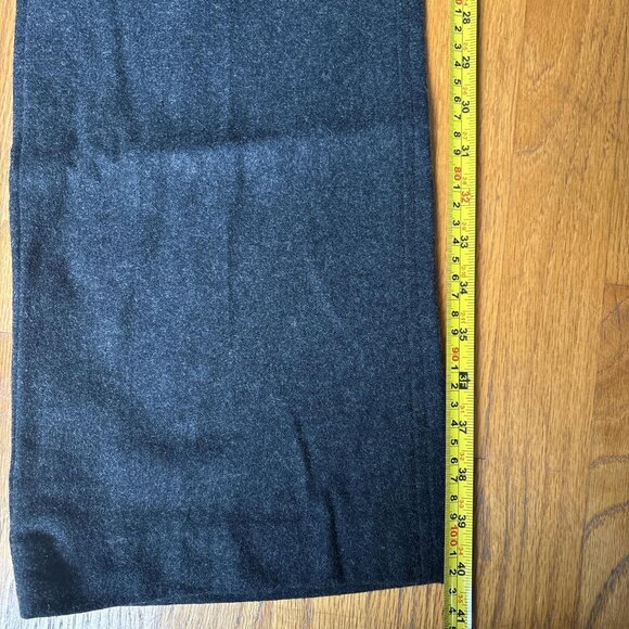 Wool blend dark charcoal grey/black pants - Picture 5 of 6